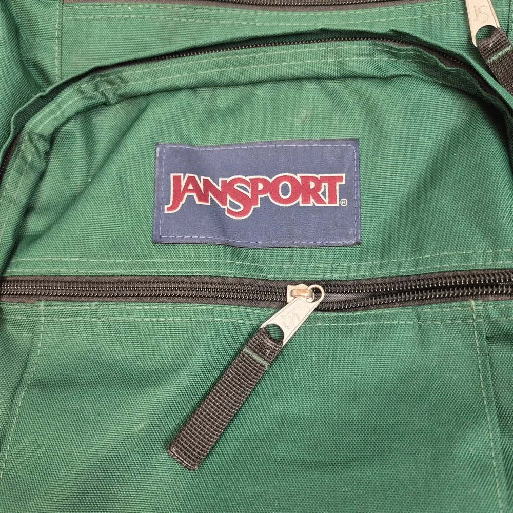 JanSport Big Student Backpack Forest Green TB5O Multi Compartment School Bag